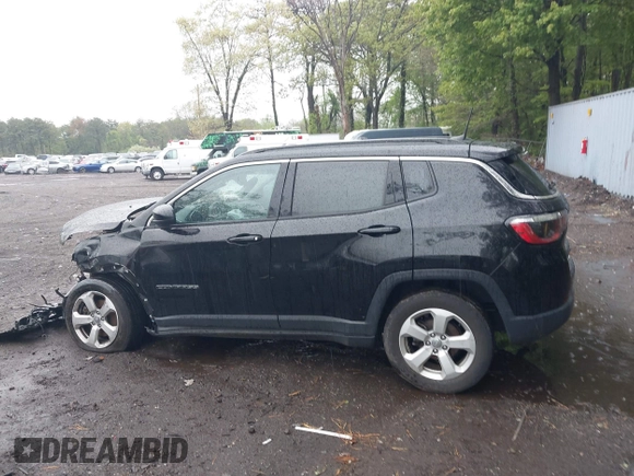 2021 Jeep Compass Latitude with VIN 3C4NJDBB4MT506951, listed as a IAAI auction lot 42183491 with 50,193 mi miles and . Bid and sale history available at DreamBid. Image 14.