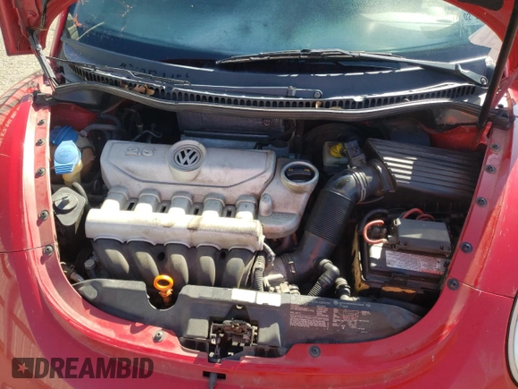 2007 Volkswagen Beetle with VIN 3VWRW31C77M504419, listed as a Copart auction lot 62310725 with 225,004 mi miles and Salvage title. Bid and sale history available at DreamBid. Image 11.