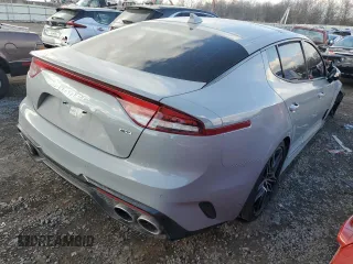 2023 Kia Stinger GT2 with VIN KNAE55LC3P6134192, listed as a Copart auction lot 89084315 with 14,217 mi miles and Salvage Title. Bid and sale history available at carsss.com. Image 3.