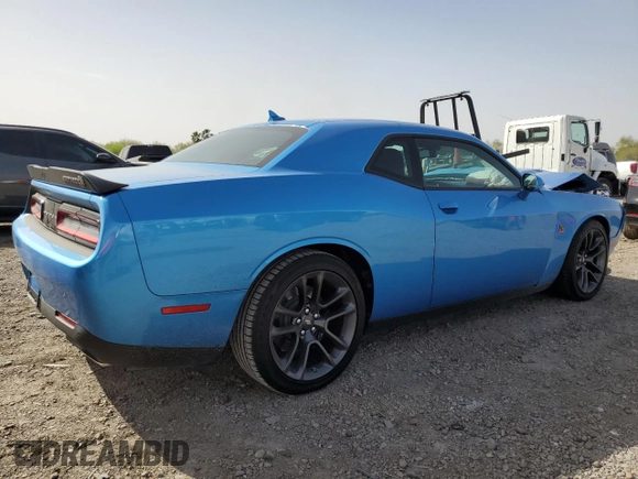 2023 Dodge Challenger R/T Scat Pack z VIN 2C3CDZFJ7PH662285, wystawiony jako Copart lot #47824725 z przebiegiem 288 mil mil oraz Szkoda całkowita • Salvage title. Historia ofert i sprzedaży dostępna na DreamBid. Obrazek 3.