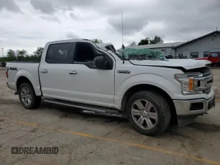 2018 Ford F-150 XL with VIN 1FTEW1EP6JFC13517, listed as a Copart auction lot 57964965 with Not provided miles and Salvage title. Bid and sale history available at DreamBid. Image 4.