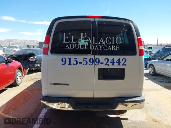 2013 Chevrolet Express Passenger LT with VIN 1GAZG1FG4D1149033, listed as a IAAI auction lot 41679269 with 204,020 mi miles and . Bid and sale history available at DreamBid. Image 16.