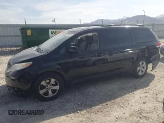 2013 Toyota Sienna LE AAS with VIN 5TDKK3DC6DS296783, listed as a Copart auction lot 52014085 with 0 mi miles and Salvage Title. Bid and sale history available at carsss.com. Image 1.