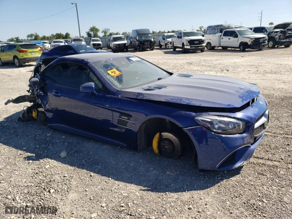 2017 Mercedes-Benz SL with VIN WDDJK6GA7HF046018, listed as a Copart auction lot 71894424 with NaN miles and Salvage Title. Bid and sale history available at carsss.com. Image 4.