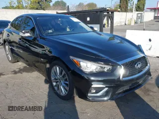 2020 Infiniti Q50 EDITION 30 with VIN JN1EV7AP7LM202166, listed as a IAAI auction lot 41636421 with 72,759 mi miles and . Bid and sale history available at carsss.com. Image 1.