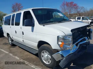 2013 Ford Econoline Passenger XL with VIN 1FBSS3BL0DDB34697, listed as a IAAI auction lot 42056699 with 180,788 mi miles. Bid and sale history available at carsss.com. Image 1.