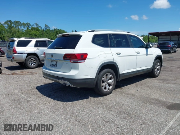 2018 Volkswagen Atlas S with VIN 1V2AP2CA4JC543978, listed as a IAAI auction lot 42567307 with 75,570 mi miles and . Bid and sale history available at DreamBid. Image 4.