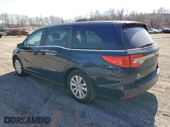 2019 Honda Odyssey LX with VIN 5FNRL6H23KB045204, listed as a Copart auction lot 48678895 with 212,589 mi miles and Clean Title. Bid and sale history available at DreamBid. Image 2.