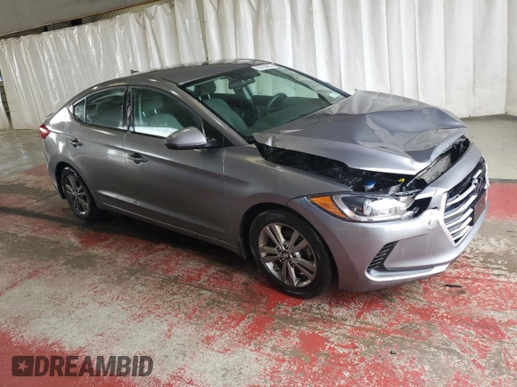 2018 Hyundai Elantra SEL with VIN 5NPD84LF4JH246099, listed as a Copart auction lot 55792465 with 59,214 mi miles and Salvage Title. Bid and sale history available at DreamBid. Image 4.