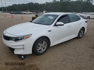 2018 Kia Optima LX with VIN 5XXGT4L38JG189645, listed as a Copart auction lot 60259395 with 145,924 mi miles and Salvage title. Bid and sale history available at DreamBid. Image 1.