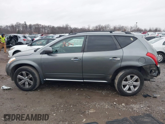 2006 Nissan Murano SL with VIN JN8AZ08W06W522298, listed as a IAAI auction lot 41149684 with 123,911 mi miles and . Bid and sale history available at DreamBid. Image 14.