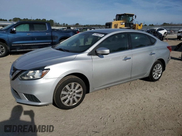 2018 Nissan Sentra S with VIN 3N1AB7AP0JY297249, listed as a Copart auction lot 47443315 with 153,058 mi miles and Salvage Title. Bid and sale history available at DreamBid. Image 1.
