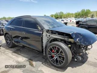 2021 Audi SQ8 Prestige z VIN WA1CWBF1XMD001592, wystawiony jako Copart lot #55723694 z przebiegiem 24 528 mil mil oraz Szkoda całkowita • Salvage title. Historia ofert i sprzedaży dostępna na DreamBid. Obrazek 4.