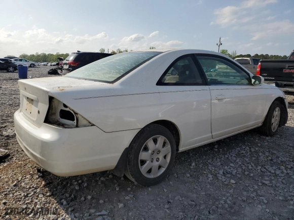 2001 Honda Civic EX with VIN 1HGEM22991L089960, listed as a Copart auction lot 51482125 with 0 mi miles and Clean Title. Bid and sale history available at carsss.com. Image 3.