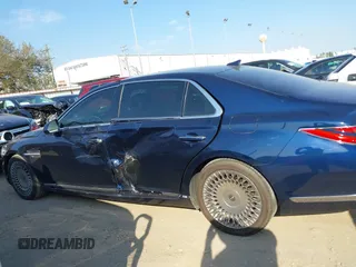 2021 Genesis G90 Ultimate with VIN KMTF54PH4MU085164, listed as a IAAI auction lot 41702570 with 27,794 mi miles and . Bid and sale history available at carsss.com. Image 14.