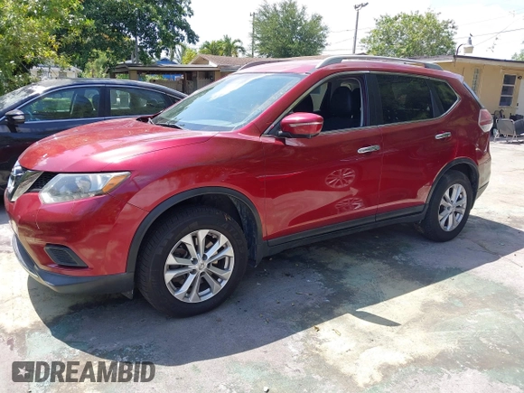 2015 Nissan Rogue SV with VIN 5N1AT2ML7FC794851, listed as a IAAI auction lot 42092861 with 171,071 mi miles. Bid and sale history available at carsss.com. Image 2.