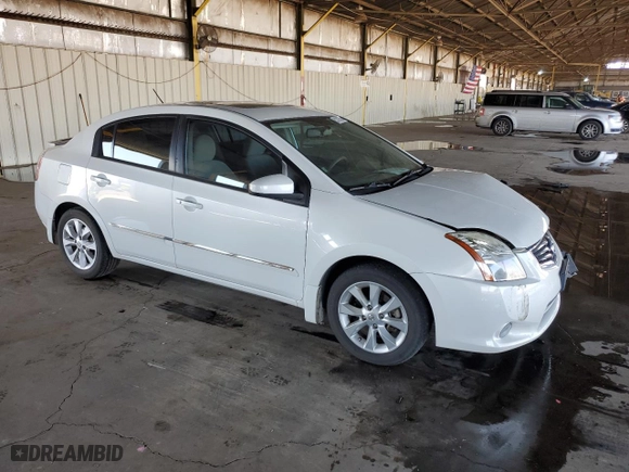 2011 Nissan Sentra 2.0 SR with VIN 3N1AB6APXBL703143, listed as a Copart auction lot 53703505 with 73,419 mi miles and Salvage Title. Bid and sale history available at carsss.com. Image 4.