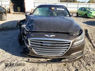 2017 Genesis G80 3.8L with VIN KMHGN4JE9HU191919, listed as a Copart auction lot 76667294 with 121,550 mi miles and Salvage Title. Bid and sale history available at DreamBid. Image 5.