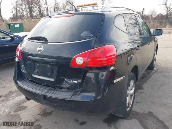 2009 Nissan Rogue SL with VIN JN8AS58V29W443020, listed as a IAAI auction lot 41824308 with 184,596 mi miles. Bid and sale history available at carsss.com. Image 6.