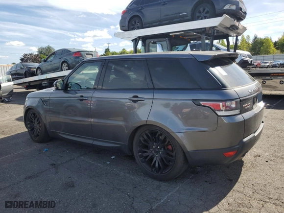 2014 Land Rover Range Rover Sport V8 Dynamic with VIN SALWR2EFXEA321093, listed as a Copart auction lot 72659724 with 91,065 mi miles and Clean Title. Bid and sale history available at carsss.com. Image 2.