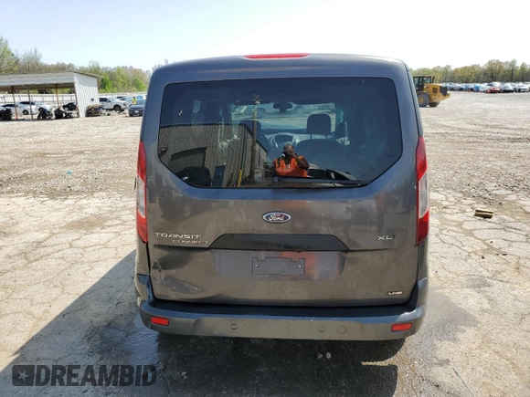 2016 Ford Transit Connect XLT with VIN NM0GE9F7XG1284389, listed as a Copart auction lot 50342195 with 201,707 mi miles and Salvage title. Bid and sale history available at DreamBid. Image 6.