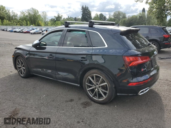 2018 Audi SQ5 Premium Plus with VIN WA1A4AFY8J2008942, listed as a Copart auction lot 68154264 with 99,918 mi miles and Salvage Title. Bid and sale history available at DreamBid. Image 2.