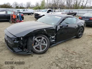 2024 Ford Mustang EcoBoost with VIN 1FA6P8TH8R5111195, listed as a Copart auction lot 52815325 with 4,856 mi miles and Clean Title. Bid and sale history available at carsss.com. Image 1.