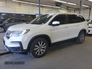 2019 Honda Pilot EX z VIN 5FNYF6H37KB065015, wystawiony jako Copart lot #53150315 z przebiegiem 103 012 mil mil oraz Szkoda całkowita • Salvage title. Historia ofert i sprzedaży dostępna na DreamBid. Obrazek 1.