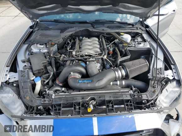 2020 Ford Mustang GT with VIN 1FA6P8CF5L5186488, listed as a Copart auction lot 59711705 with 37,602 mi miles and Salvage title. Bid and sale history available at DreamBid. Image 11.