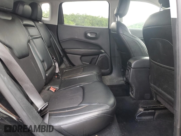 2018 Jeep Compass Latitude with VIN 3C4NJCBB5JT495075, listed as a Copart auction lot 61853665 with 55,622 mi miles and Salvage title. Bid and sale history available at DreamBid. Image 11.