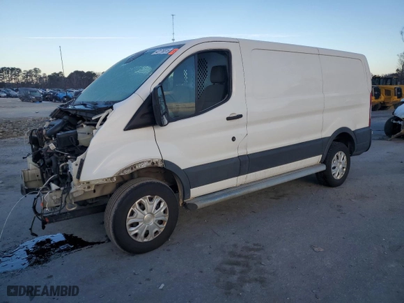 2016 Ford Transit Cargo Van with VIN 1FTYR1ZM1GKA87054, listed as a Copart auction lot 42176815 with 171,967 mi miles and Salvage Title. Bid and sale history available at carsss.com. Image 1.
