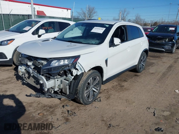 2020 Mitsubishi Outlander Sport ES 2.0 with VIN JA4AR3AUXLU020549, listed as a IAAI auction lot 41410244 with 65,666 mi miles. Bid and sale history available at carsss.com. Image 21.