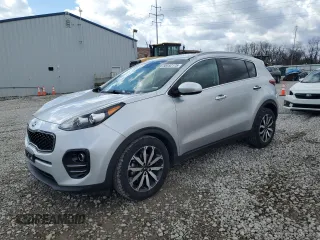 2017 Kia Sportage EX with VIN KNDPN3AC7H7168540, listed as a Copart auction lot 50452175 with 82,307 mi miles and Salvage Title. Bid and sale history available at carsss.com. Image 1.