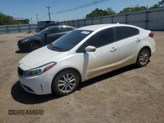 2017 Kia Forte LX with VIN 3KPFL4A72HE075855, listed as a Copart auction lot 52807335 with 76,521 mi miles and Salvage Title. Bid and sale history available at carsss.com. Image 1.