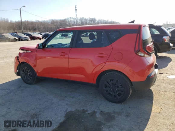 2020 Kia Soul LX with VIN KNDJ23AU0L7705801, listed as a Copart auction lot 48470975 with 115,882 mi miles and Salvage Title. Bid and sale history available at carsss.com. Image 2.