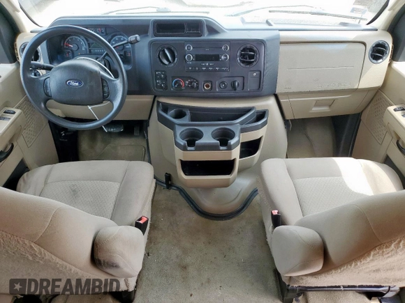 2012 Ford Econoline Passenger XL with VIN 1FBNE3BL3CDA28540, listed as a Copart auction lot 59756185 with 139,130 mi miles and Clean title. Bid and sale history available at DreamBid. Image 8.