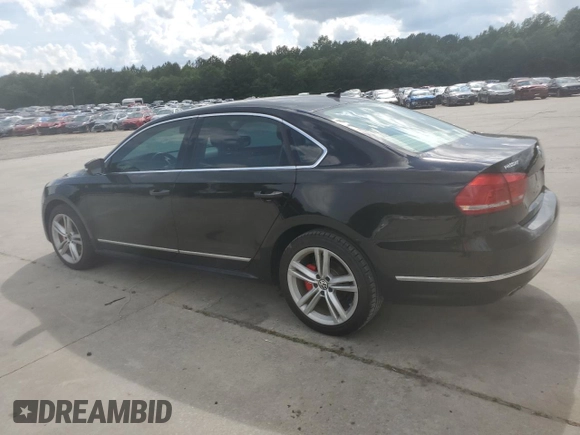 2014 Volkswagen Passat SEL Premium with VIN 1VWCN7A3XEC062797, listed as a Copart auction lot 60290515 with 83,279 mi miles and Salvage title. Bid and sale history available at DreamBid. Image 2.