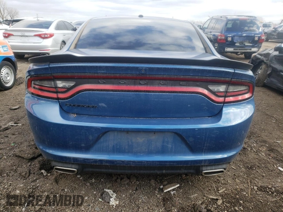 2022 Dodge Charger SXT with VIN 2C3CDXBG1NH112267, listed as a Copart auction lot 77674963 with 68,400 mi miles and Salvage Title. Bid and sale history available at DreamBid. Image 6.