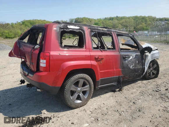 2017 Jeep Patriot Sport SE z VIN 1C4NJRBBXHD155603, wystawiony jako Copart lot #55185395 z przebiegiem Nie podano mil oraz Szkoda całkowita • Salvage title. Historia ofert i sprzedaży dostępna na DreamBid. Obrazek 3.