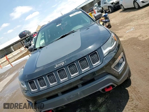 2017 Jeep Compass Trailhawk z VIN 3C4NJDDB4HT636215, wystawiony jako Copart lot #61841315 z przebiegiem 77 872 mil mil oraz Szkoda całkowita • Salvage title. Historia ofert i sprzedaży dostępna na DreamBid. Obrazek 14.