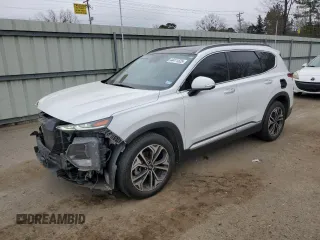 2019 Hyundai Santa Fe Ultimate with VIN 5NMS53AA6KH114767, listed as a Copart auction lot 44411525 with 108,222 mi miles and Salvage Title. Bid and sale history available at carsss.com. Image 1.
