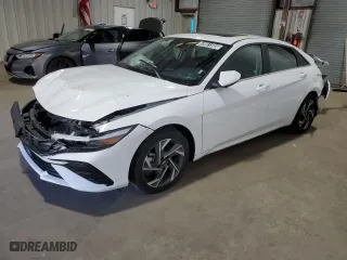 2025 Hyundai Elantra SEL Convenience with VIN KMHLS4DG8SU947364, listed as a Copart auction lot 53661505 with 2,792 mi miles and Non Repairable. Bid and sale history available at carsss.com. Image 1.