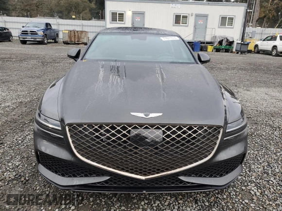 2024 Genesis G80 Sport with VIN KMTGB4SD8RU205301, listed as a Copart auction lot 77671514 with 11,994 mi miles and Salvage Title. Bid and sale history available at DreamBid. Image 5.