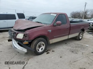 1999 Ford F-150 Work Series with VIN 1FTRF17W1XKB48291, listed as a Copart auction lot 45526035 with 154,699 mi miles and Salvage Title. Bid and sale history available at carsss.com. Image 1.