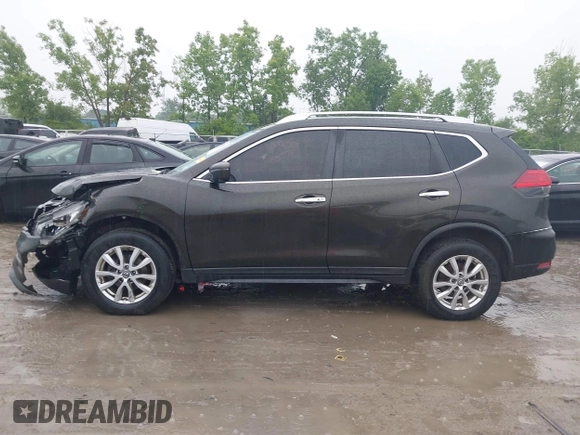 2017 Nissan Rogue SV with VIN KNMAT2MV1HP601384, listed as a IAAI auction lot 42454707 with 159,501 mi miles and . Bid and sale history available at DreamBid. Image 14.