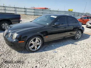 2005 Jaguar S-Type with VIN SAJWA03V251N28012, listed as a Copart auction lot 74417644 with 128,947 mi miles and Salvage Title. Bid and sale history available at DreamBid. Image 1.