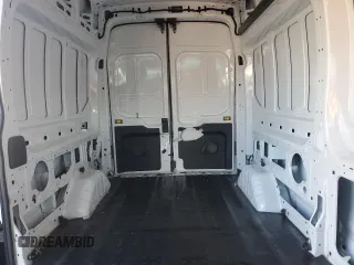 2023 Ford Transit Cargo z VIN 1FTBR1X8XPKB14862, wystawiony jako Copart lot #83661874 z przebiegiem Nie podano mil oraz Szkoda całkowita • Salvage title. Historia ofert i sprzedaży dostępna na DreamBid. Obrazek 10.