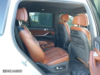 2019 BMW X7 xDrive50i with VIN 5UXCX4C58KLS35656, listed as a IAAI auction lot 41690202 with 91,135 mi miles. Bid and sale history available at carsss.com. Image 8.