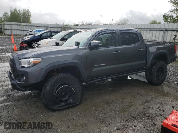 2019 Toyota Tacoma SR with VIN 3TMCZ5AN7KM237563, listed as a Copart auction lot 53919355 with 65,392 mi miles and Salvage title. Bid and sale history available at DreamBid. Image 1.