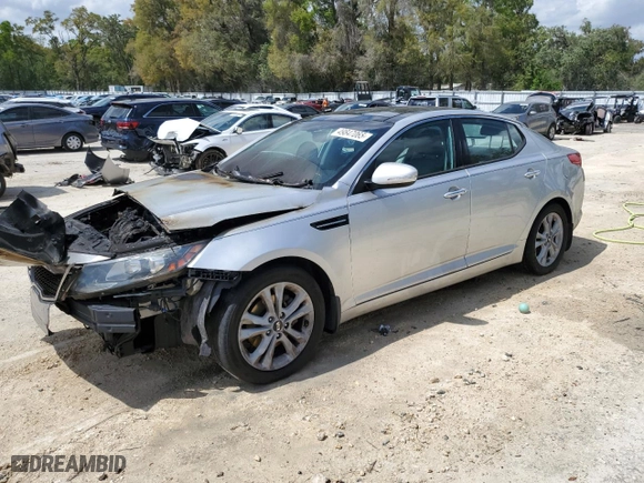 2011 Kia Optima EX with VIN KNAGN4A76B5103722, listed as a Copart auction lot 49847065 with 0 mi miles and Salvage Title. Bid and sale history available at carsss.com. Image 1.
